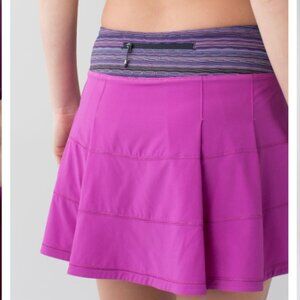 Lululemon Pace Rival Skirt II Ultra Violet / Space Dye Twist Ultra Violet Size 6